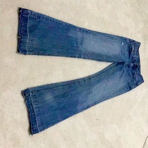 7 for all man kind boot cut jeans- size 24